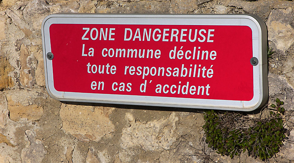 Zone dangereuse